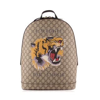 New! Gucci Supreme Tiger Backpack