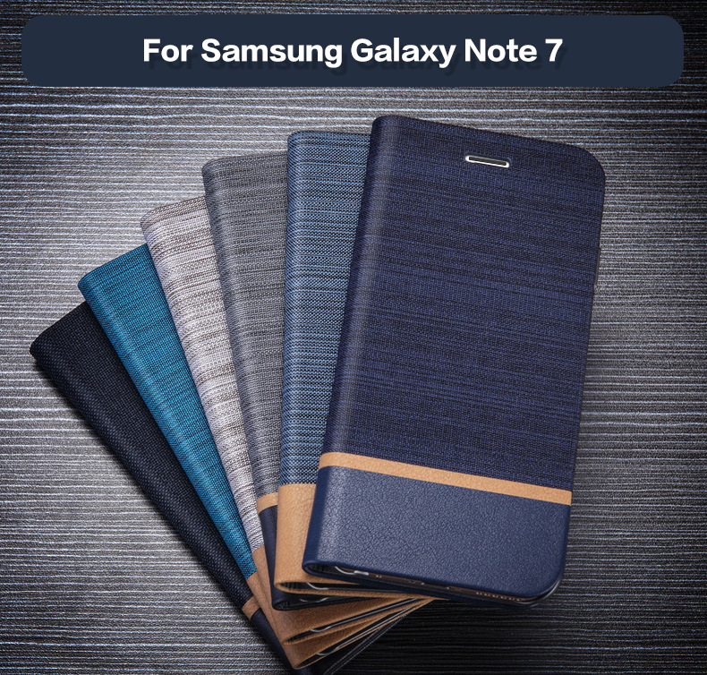 ปลอกสำหรับ Samsung Galaxy Note FE / Fan Edition เคสปลอกหุ้มหนังแบบพับซิลิโคนอ่อนปกหนังสือสำหรับ Samsung Galaxy Note FE / Fan Edition เคสโทรศัพท์