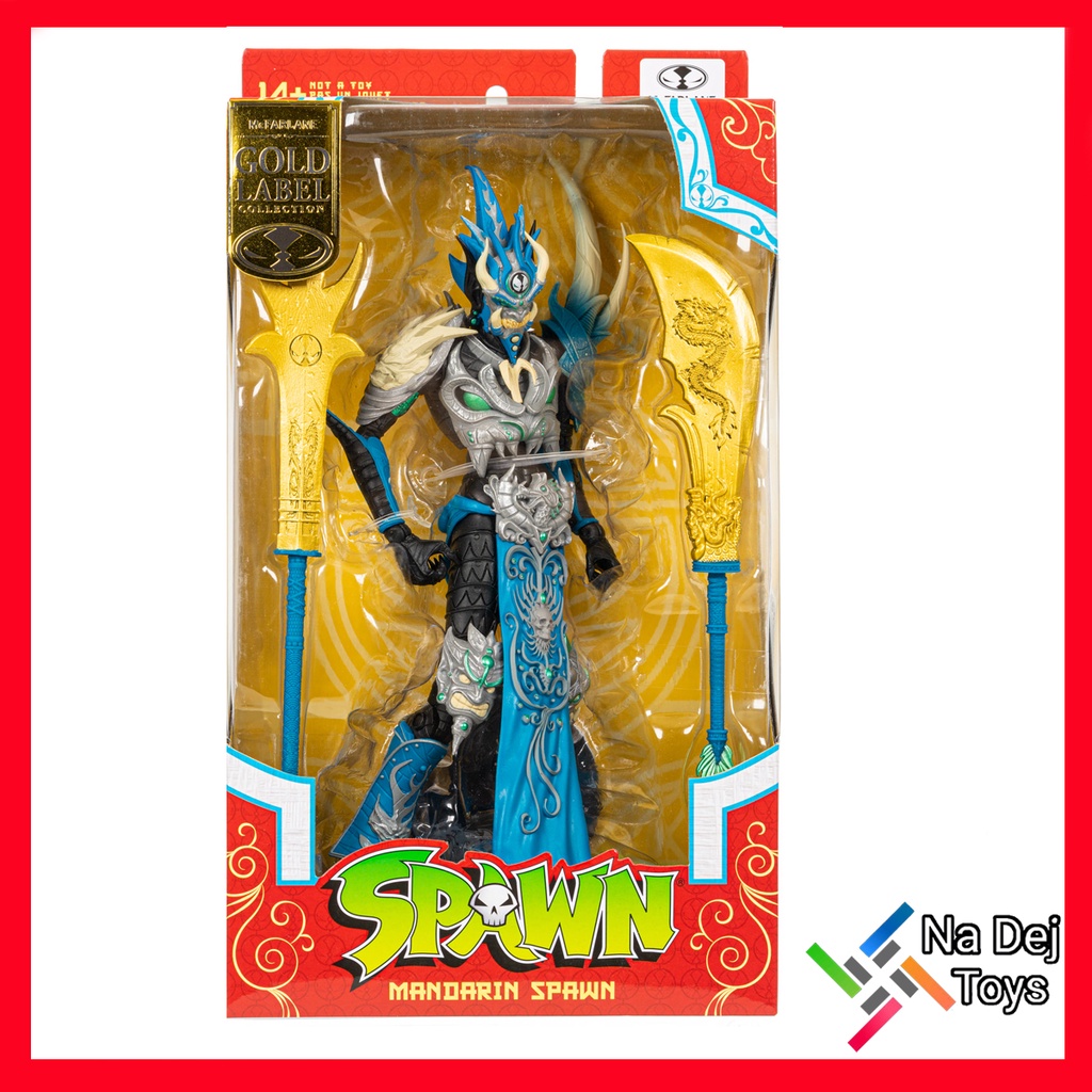 McFarlane Toys Mandarin Spawn Blue  7" figure แมคฟาร์เลนทอยส์ แมนดาริน สีฟ้า ขนาด​ 7 นิ้ว ฟิกเกอร์