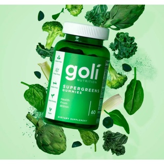 Goli Supergreens กัมมี่ ส่วนผสมจากสุดยอดพืชผัก บำรุงตับ สร้างภูมิคุ้มกัน