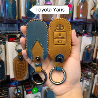 ซองหนังกุญแจรถ สำหรับ Toyota Yaris ซองหนังพรี่เมี่ยม Yaris