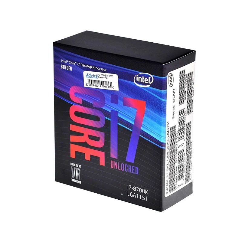 CPU INTEL CORE I7 - 8700K LGA 1151V2 (ORIGINAL) NO CPU COOLER