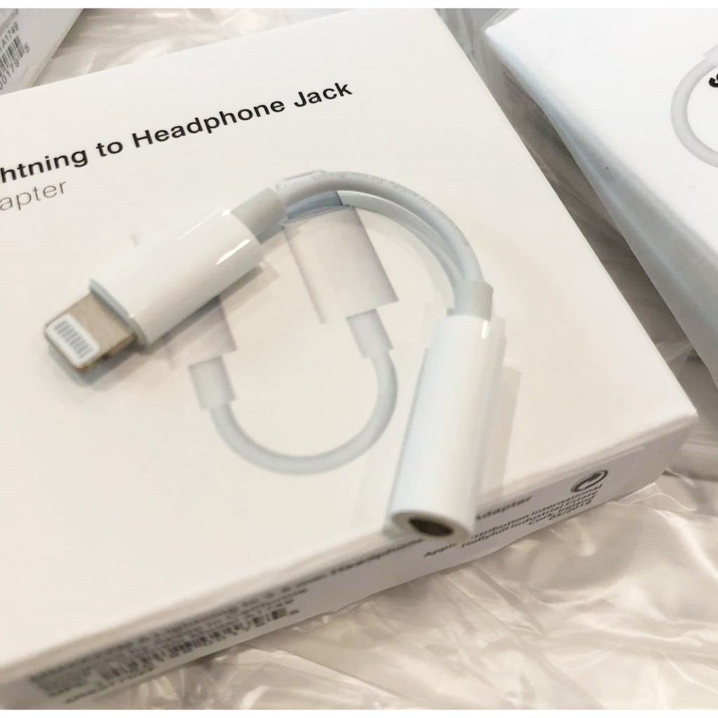 LIGHTING TO HEADPHONE 3.5 MM แจ๊คแปลงหูฟังสำหรับ IPHONE 7-8-X,XS,XR ของแท้ 100% Original Product พร้