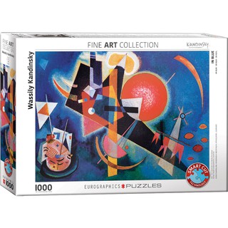 IN BLUE by Kandinsky - จิ๊กซอว์ 1000 pc PUZZLES EUROGRAPHICS (Museum Art)