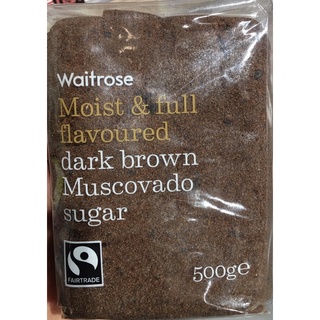 มัสโควาโด้น้ำตาลทรายแดง 500ก Brown Muscovado Sugar 500g