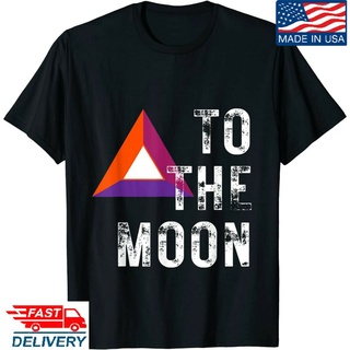 [COD]เสื้อยืด พิมพ์ลาย Basic Attention Token Coin To The Moon Bat Crypto สําหรับผู้ชายS-5XL