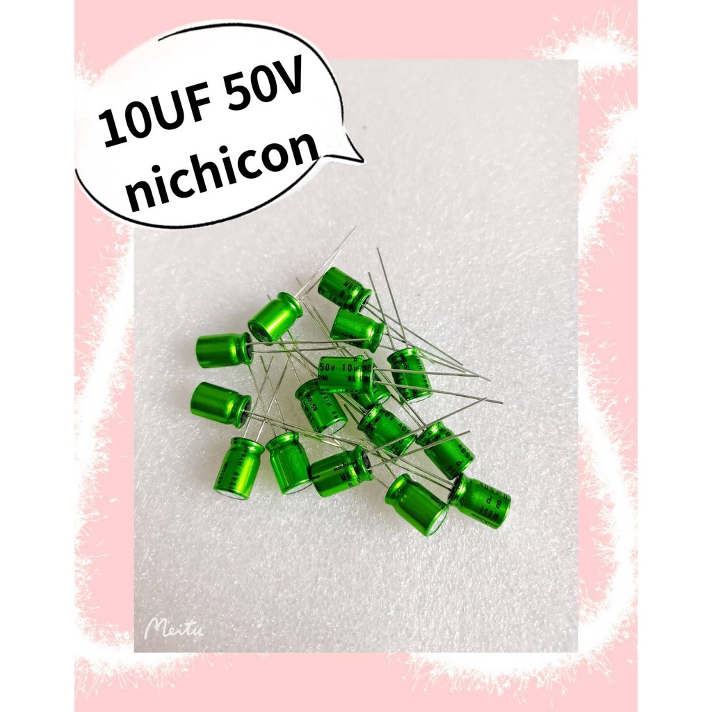 10uf 50v nichicon MUSE 1ชุดมี 10ชิ้น