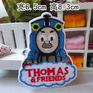 thomas the train engine เสื้อกล้ามสําหรับเย็บปักตกแต่งเสื้อผ้า