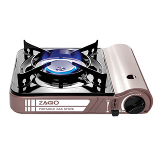 ถูกที่สุด✅  เตาแก๊สปิกนิก ZAGIO รุ่น ZG-1550 สีน้ำตาลอ่อน - ดำ Electric Stoves &amp; Ovens