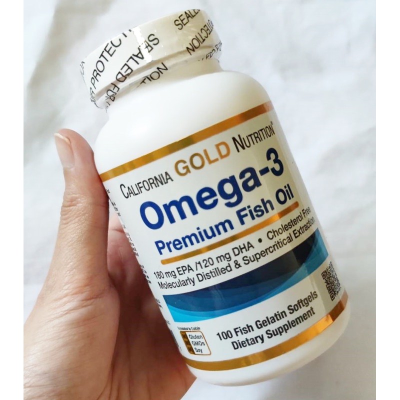 California Gold Nutrition Omega-3 Premium Fish Oil 100 เม็ด - bew_ty ...