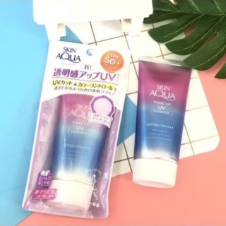 Rohto Skin Aqua Tone Up UV Essence SPF50+PA++++ 80g