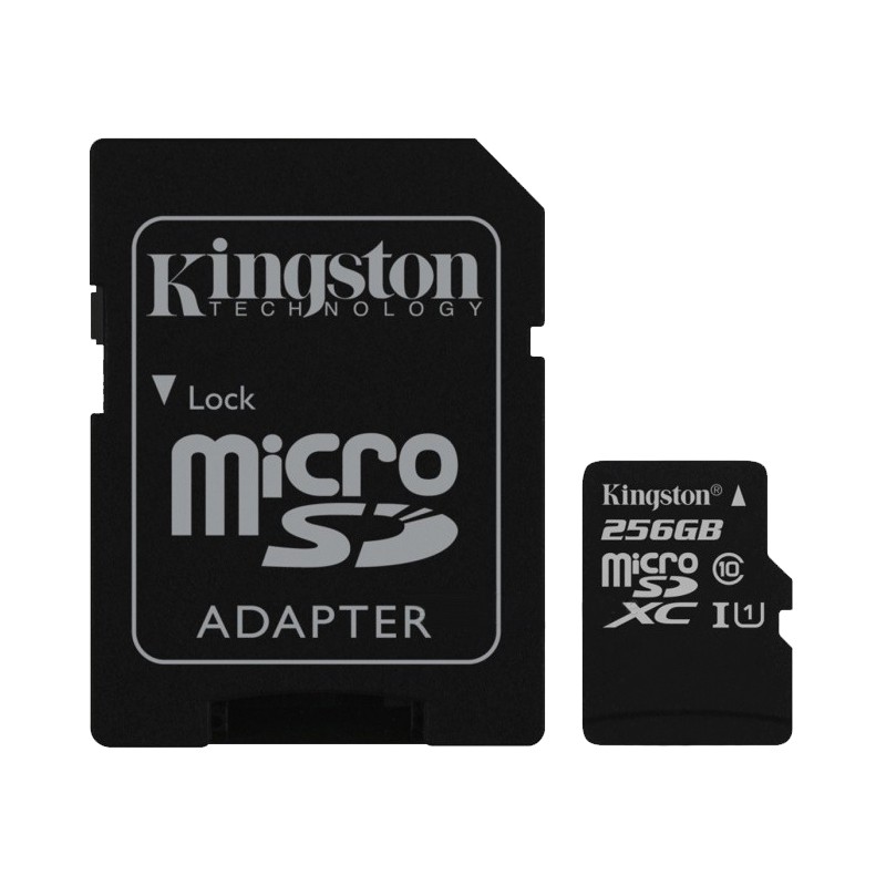 KINGSTON 256GB MICRO SD CARD UHS-I CLASS10 90MB/S (SDC10G2/256GB)
