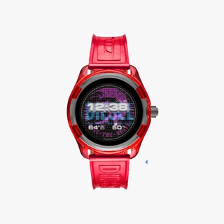 Diesel นาฬิกาข้อมือผู้ชาย Diesel On Mens Fadelight Gen 4 Fadelite Smartwatch Red รุ่น DZT2019