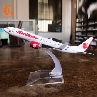 Malindo Air B737 โมเดลเครื่องบินแอร์สิงโต 737 Die ขนาด 16 ซม.