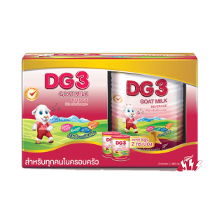 โปรโมชั่น : DG-3 ดีจี3 นมแพะสำหรับเด็ก 800กx2 CTN1K12 ลด120.-