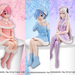 ฟิกเกอร์แท้🇯🇵Re Zero Noodle Stopper Figure Rem Snow Princess FuRyu Japan