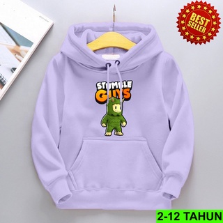 เสื้อกันหนาว มีฮู้ด ลายเกม Stumble Guys สําหรับเด็กผู้ชาย ผู้หญิง อายุ 2 3 4 5 6 7 8 9 10 11 12 ปี