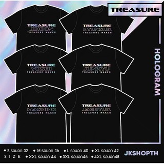 👑เสื้อ T R E A S U R E | Hologram | Gold