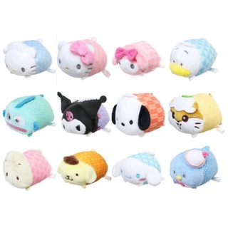 🌈Sanrio ตุ๊กตา ตุ๊กตาtsumกองลายญี่ปุ่น สินค้าจากญี่ปุ่นแท้100%🌈