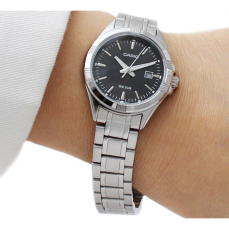 casio ของแท้ประกันศูนย์ นาฬิกาคาสิโอ ผู้หญิง รุ่น LTP-1308D / SMILEYTIME ขายแต่ของแท้ ประกันศูนย์cmg/c-thong