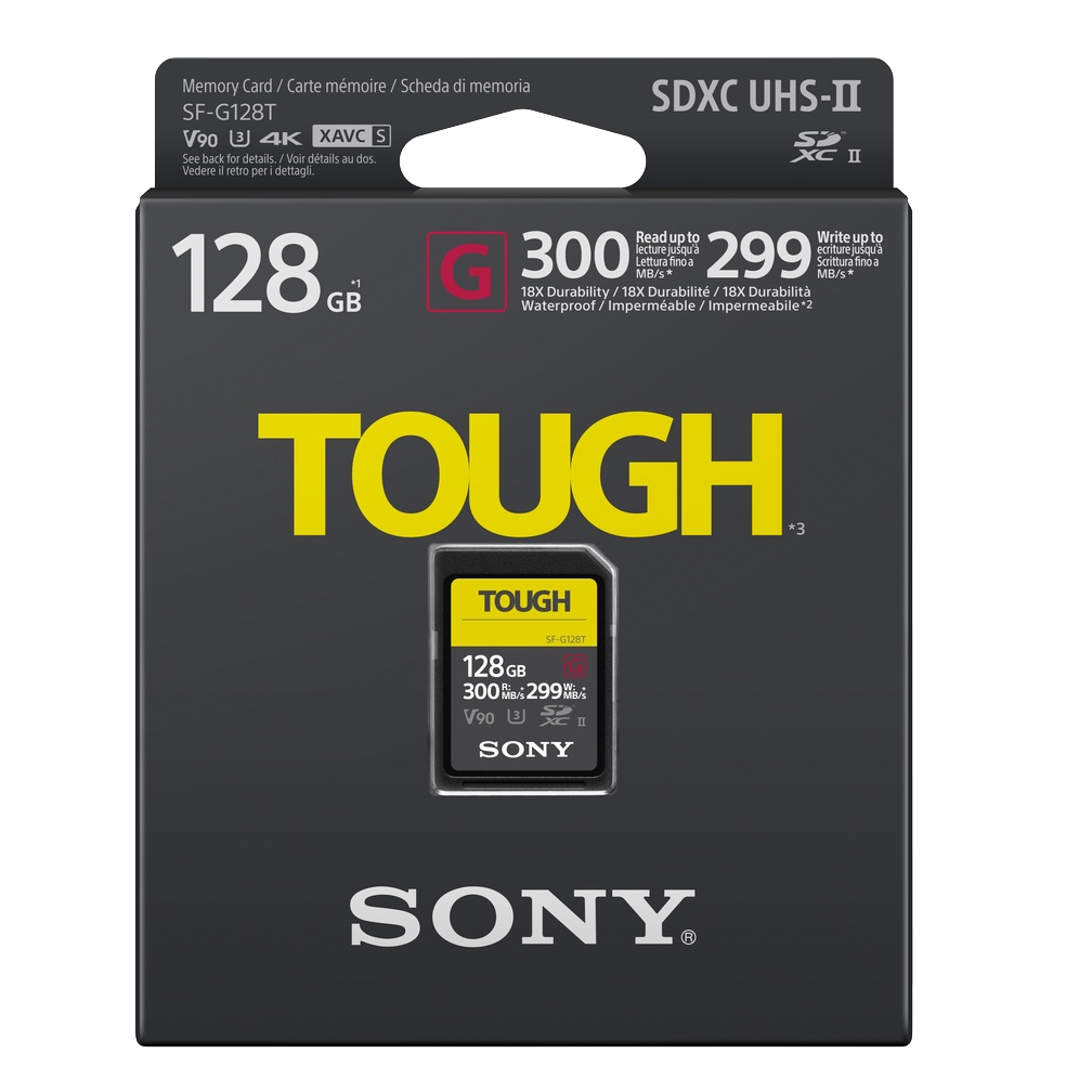 Sony 128GB SDXC UHS-II G-Series 300MB/s TOUGH