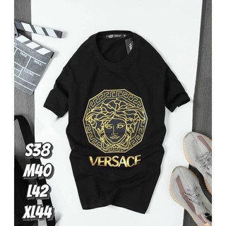 versace เสื้อยืดแขนสั้น