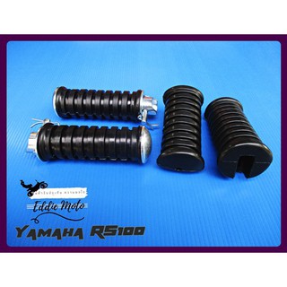 YAMAHA RS100 RS125 RXS RX100 RXK RX125 FRONT &amp; REAR FOOT PEG SET  // ชุดที่พักเท้า หน้า-หลัง