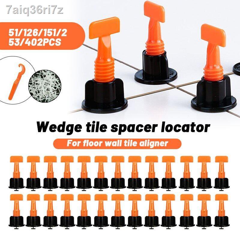 402/151/126Pcs Tile Leveling System Tool T-shaped Adjuster Cross Wall Tile Brick Positioning Leveler
