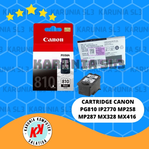 ตลับหมึก Original canon PG810 หมึกสีดํา canon ip2770 mp287 MP258 MX328