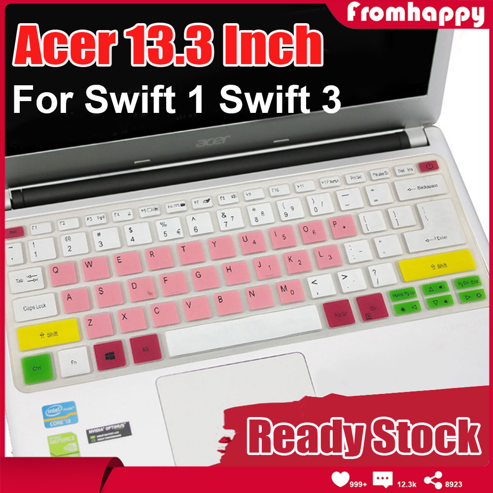 แผ่นซิลิโคนครอบแป้นพิมพ์ 13.3 นิ้ว สําหรับ Acer Swift1 SF113 Swift 3