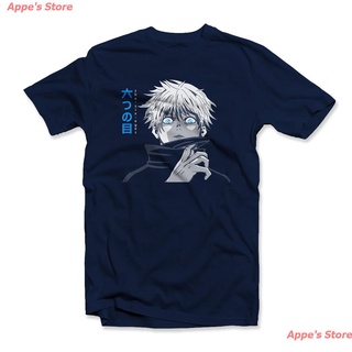 Appes Store 2021 เสื้อยืดลายการ์ตูน Jujutsu Kaisen Gojo Satoru สําหรับผู้ชาย เสื้อยืดผ้าฝ้าย 100%