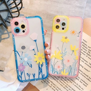 เคสโทรศัพท์มือถือ ลายดอกไม้ สําหรับ Iphone 13 Pro Max Case 12 11 XS XR X 8 7 6 6s Plus SE2020