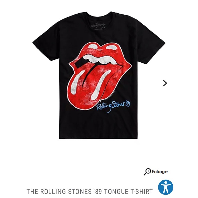 เสื้อวงดนตรี Rolling Stones’89 Tongue T-shirt  Tag Screen  Made in Mexico