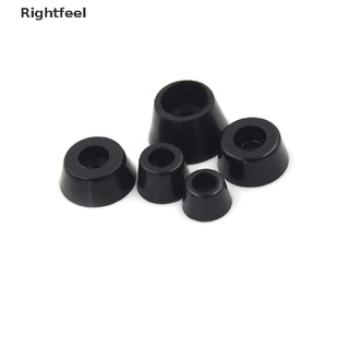 [Rightfeel] 10Pcs Black Rubber Round Cabinet Instrument Case Feet Foot Circular Bumpers Pads Popular goods