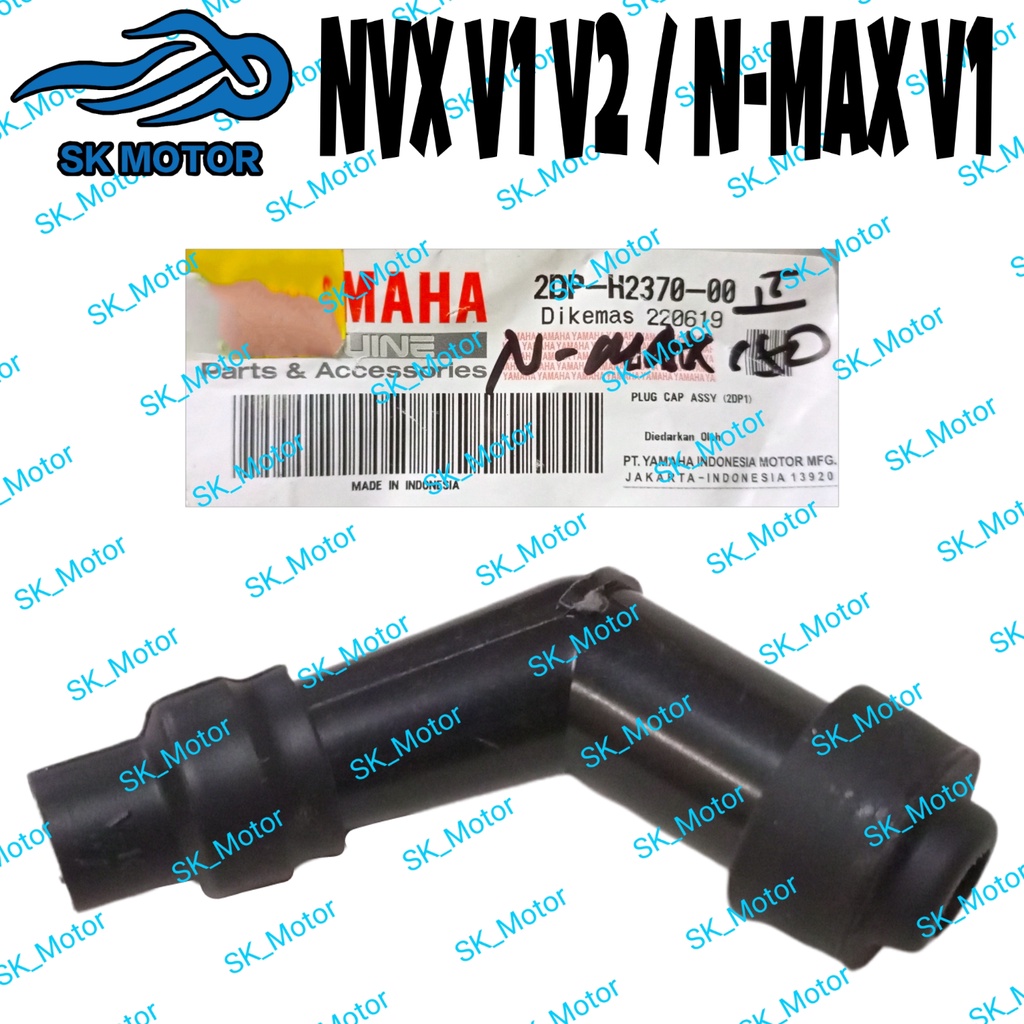 Yamaha NVX 155 V1 V2 / NMAX N-MAX N MAX V1 ปลั๊กหมวกจุดระเบิดหัวเทียน Turung Busi NGK 2DP-H2370-0-00