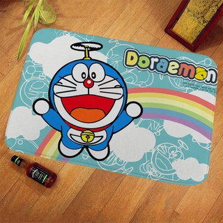 DORAEMON พรมเช็ดเท้าลายโดราเอมอน Welcome ขนาด 60X40 ซม . สําหรับเด็ก