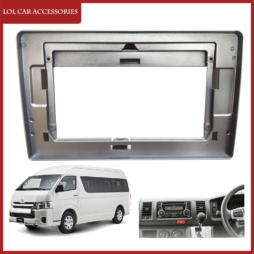 Lca กรอบเครื่องเล่น MP5 วิทยุ 2din สเตริโอ สําหรับ TOYOTA Hiace 2012-2018 10.1 นิ้ว Android