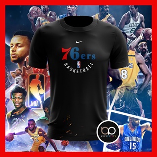 ฟิลาเดลเฟีย 76ers บาสเกตบอลเอ็นบีเอ Sixers Tshirt สําหรับผู้ชาย 04 }Je