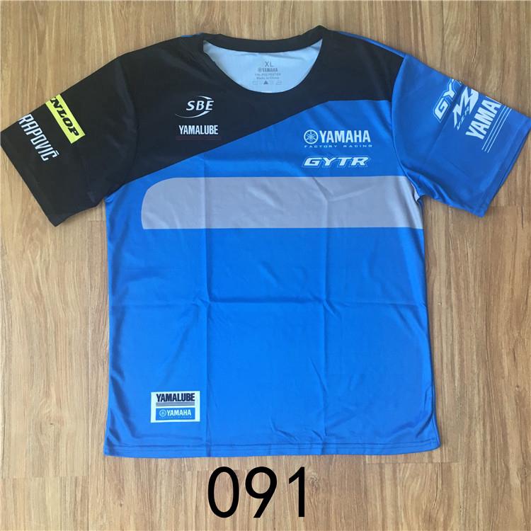 เสื้อยืดคอก ลมแขนสั้น yamaha moto - gp แบบแห้งเร็ว