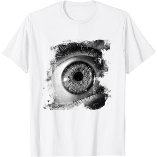 เสื้อยืด พิมพ์ลาย Grunge Eyeball สําหรับผู้ใหญ่Size S-5XL