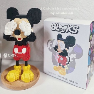 ❤พร้อมส่ง❤บล็อกตัวต่อเลโก้ รูปมิกกี้ มินนี่ เข้าได้กับ Lego Puzzle Assembly Micro-Particles Same Style Boyfriend Friend