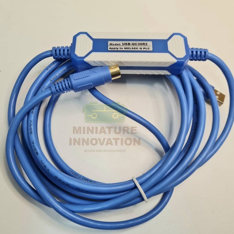 สายเชื่อมต่อ PLC Mitsubishi โมเดล USB-QC30R2 สายลิงค์ PLC Mitsubishi Q series Q01/02/04/06HCPU (MI-L