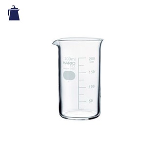 บีกเกอร์แก้ว ถ้วยตวงแก้ว beaker 200 ml / HARIO(080) Tall Beaker 200( With Measurements)/TB-200SCI