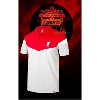 เสื้อโปโลผู้ชาย  เสื้อลิเวอร์พูล LIVERPOOL FOOTBALL ลิขสิทธ์แท้💯%,