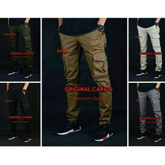 Whats MORE HITS Original Premium Mens Long Cargo Pants