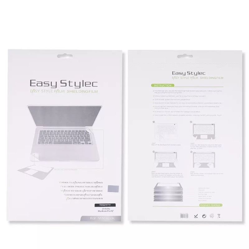 สติกเกอร์กันรอย MacBook Air 13.6” M4 A3240 M2 M3 A2681 A3113 MacGuard sticker 3M PVC ลดคราบกาว กันรอยขีดข่วน