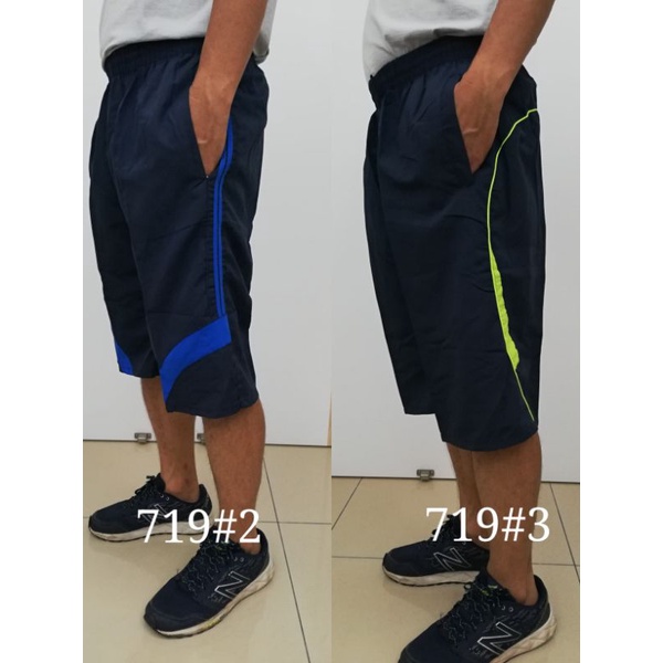 3⁄4 Short Pants Tracksuit 3⁄4 กางเกง Three-Quarter สําหรับผู้ชายและผู้หญิง