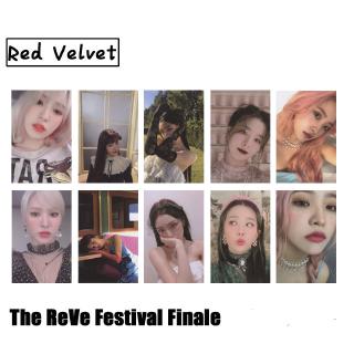 การ์ดภาพทรงกลม kpop red velvet อุปกรณ์เสริมถ่ายภาพ 10 ชิ้น