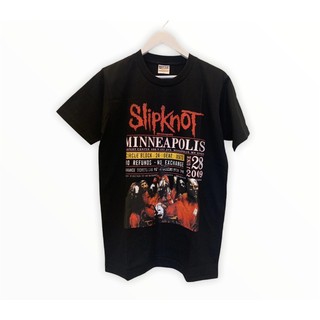 เสื้อยืดวงดนตรี Slipknot สกรีนสีสวย ลายชัด ซักไม่หลุด ไม่หด ไม่ย้วย 💯