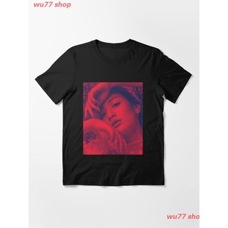 KPOP Korea Jihyo TWICE Red Aesthetic Essential T-Shirt ผู้หญิง ดพิมพ์ลาย เสื้อยืดผ้าฝ้าย คอกลม cotton แฟชั่น discount Un